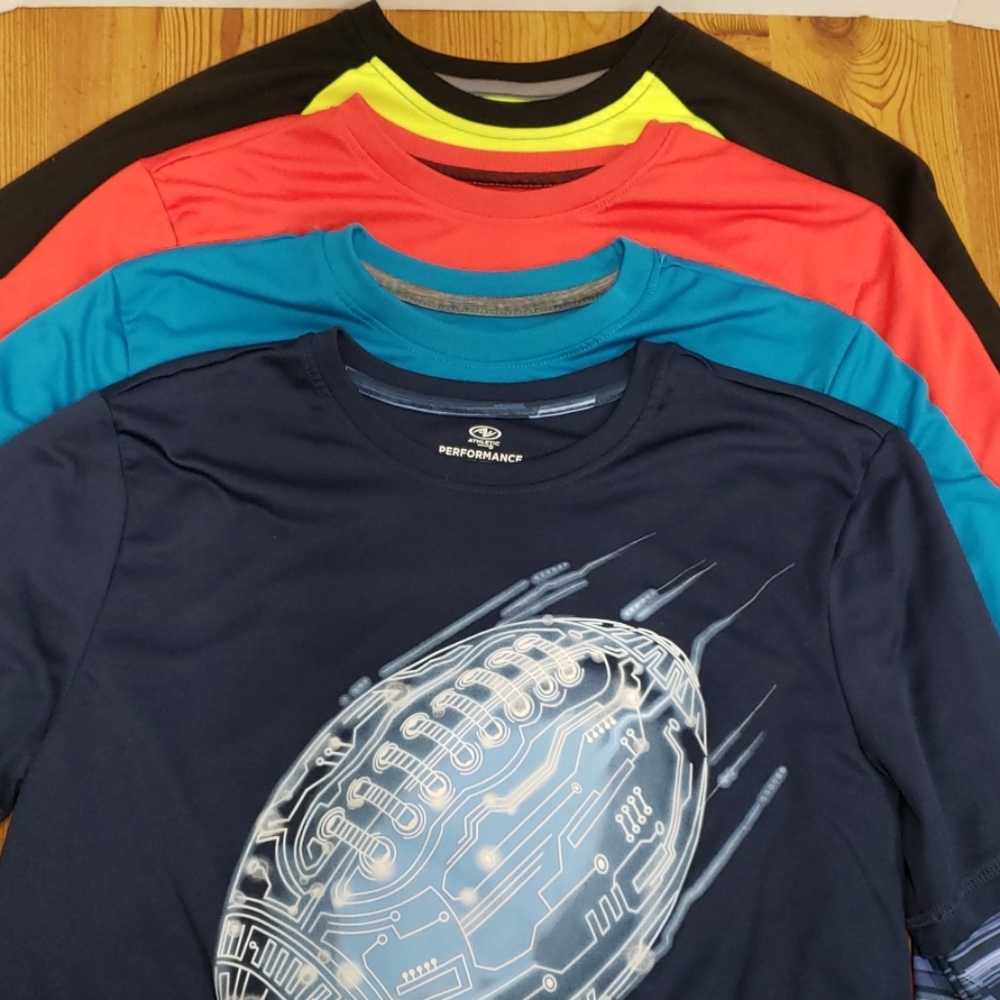 Boys Athletic Works XL Long Sleeved Shirt Qty. 4